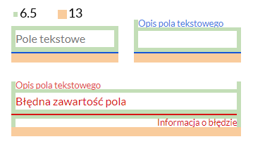 Marginesy w elementach formularzy